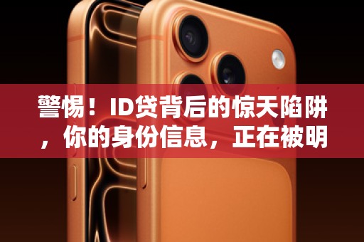 警惕！ID贷背后的惊天陷阱，你的身份信息，正在被明码标价！