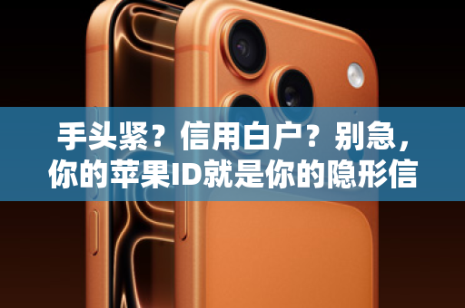 手头紧？信用白户？别急，你的苹果ID就是你的隐形信用！